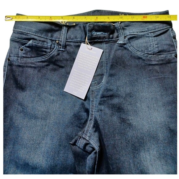 Hot in Hollywood Silky Denim Pull on Vital Stretch Technology Bootcut Petite S - Picture 8 of 8